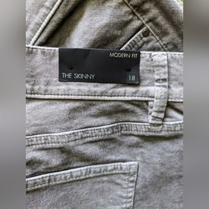 Ann Taylor, Sz 18, Grey, velvety soft, modern fit skinny pants